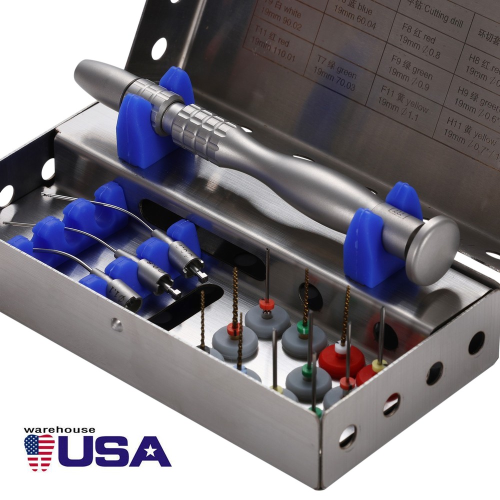 Dental Broken File Extractor Endodontic Removal System Kit Root Canal