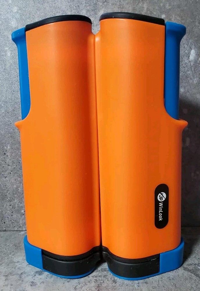 JP Winlook Orange & Blue Retractable Ping Pong Table Replacement Net Adjustable