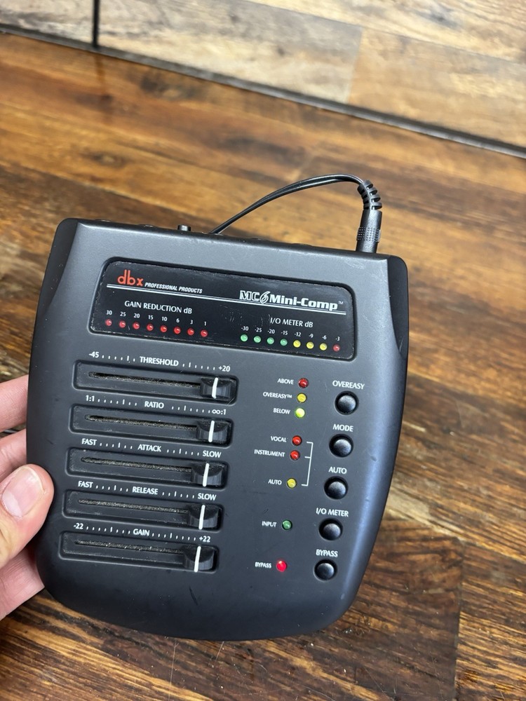 dbx Professional Products MC6 Mini-Comp DBX Desktop Compressor Unit & AC Adaptor