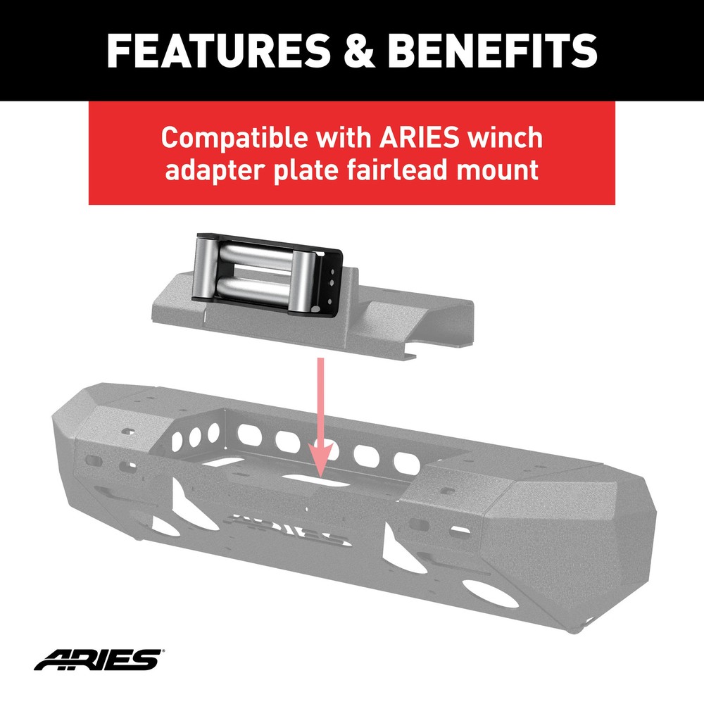ARIES 2156071 Winch Roller Fairlead