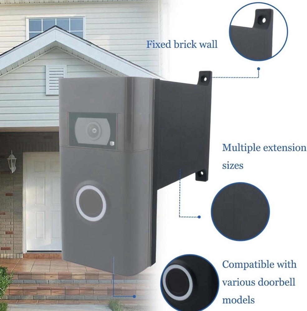Doorbell Mount Compatible with Ring Doorbell - 3” Mount