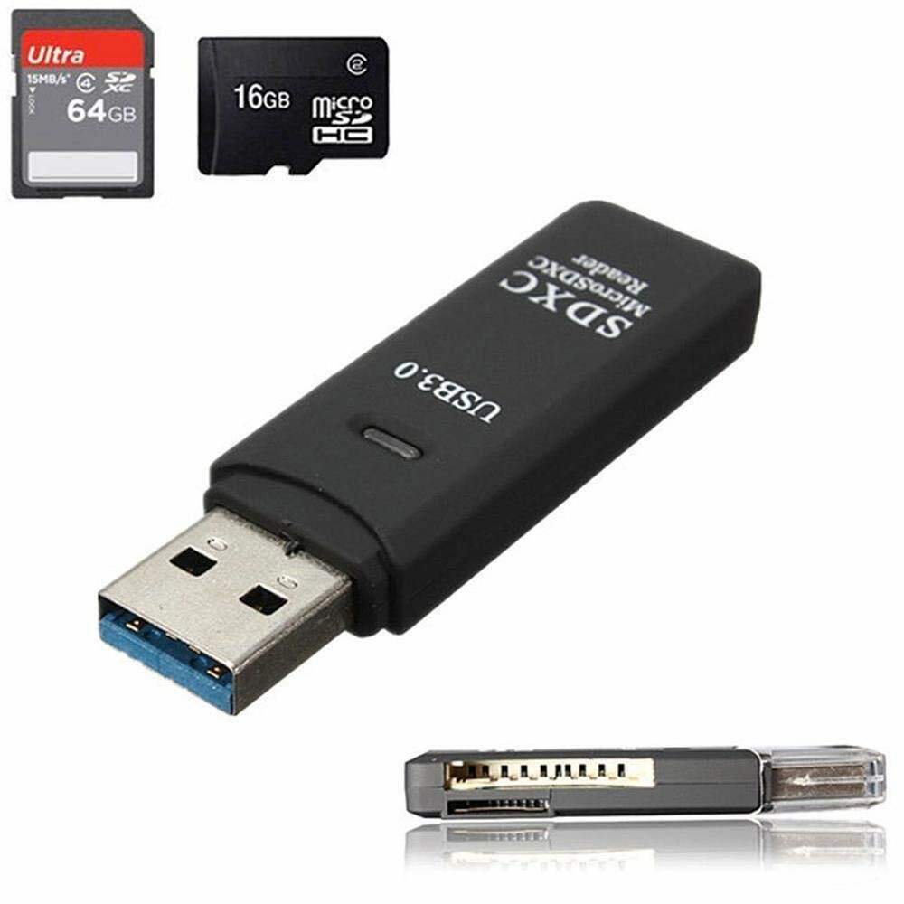 USB3.0 HighSpeed Memory Card Reader Adapter for Micro SD SDXC TF T-Flash US