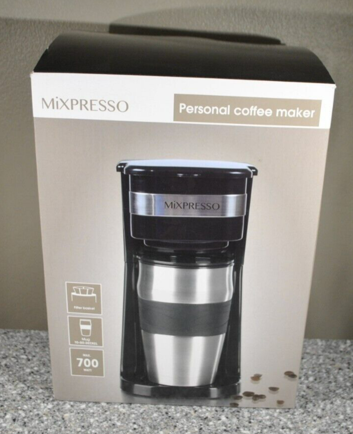 Mixpresso Single Cup Coffee Maker Personal, Single Serve Coffee Brewer Machine