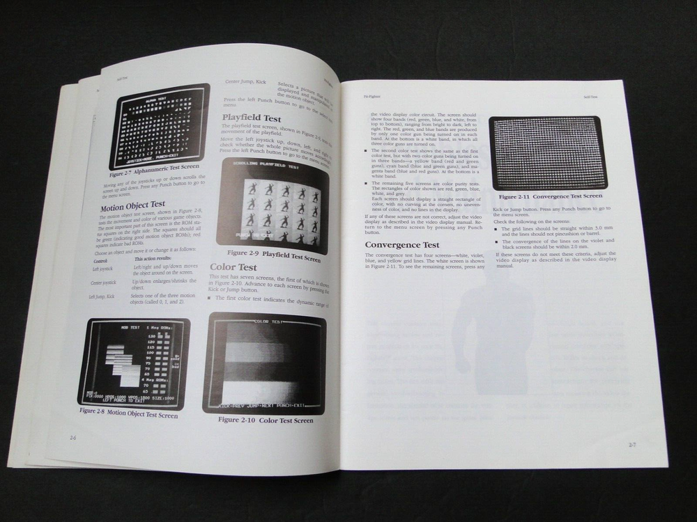 Vintage 1990 Atari: Pit-Fighter Arcade Operator's Manual