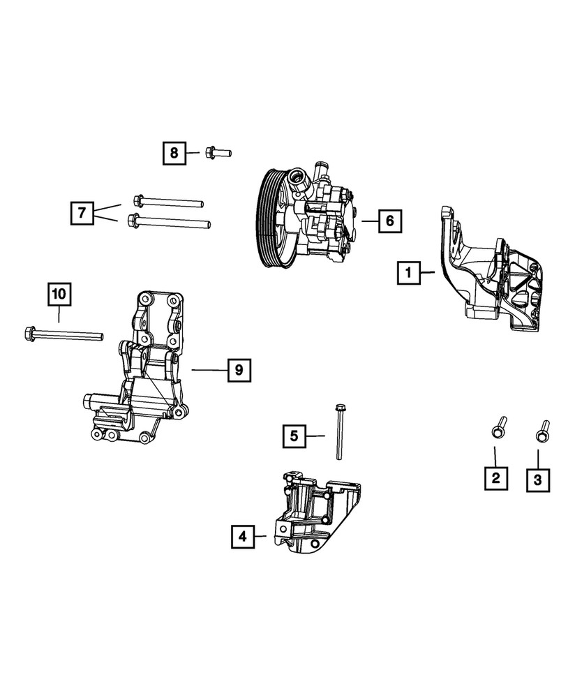 Genuine Mopar Hex Flange Head Bolt Mounting 6508278AA