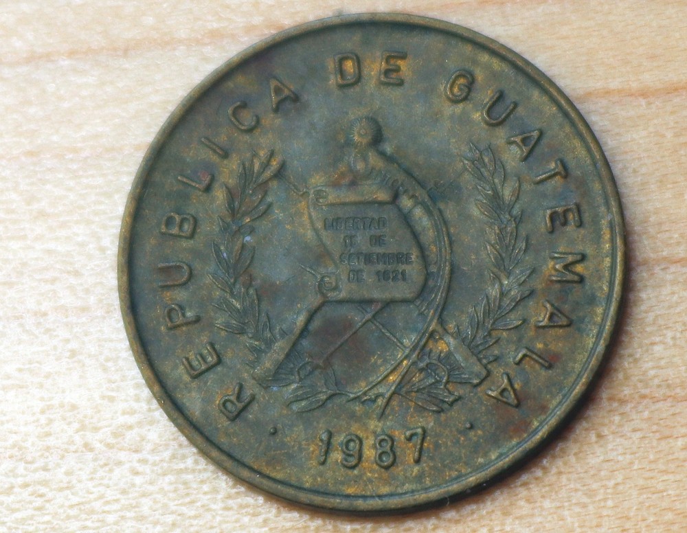 1987 Guatemala 1 Centavo