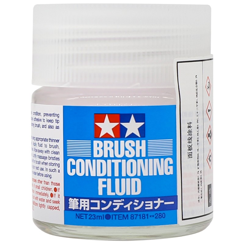 Tamiya 87181 Brush Conditioning Fluid 23ml for Modeling Brushes Care Solution