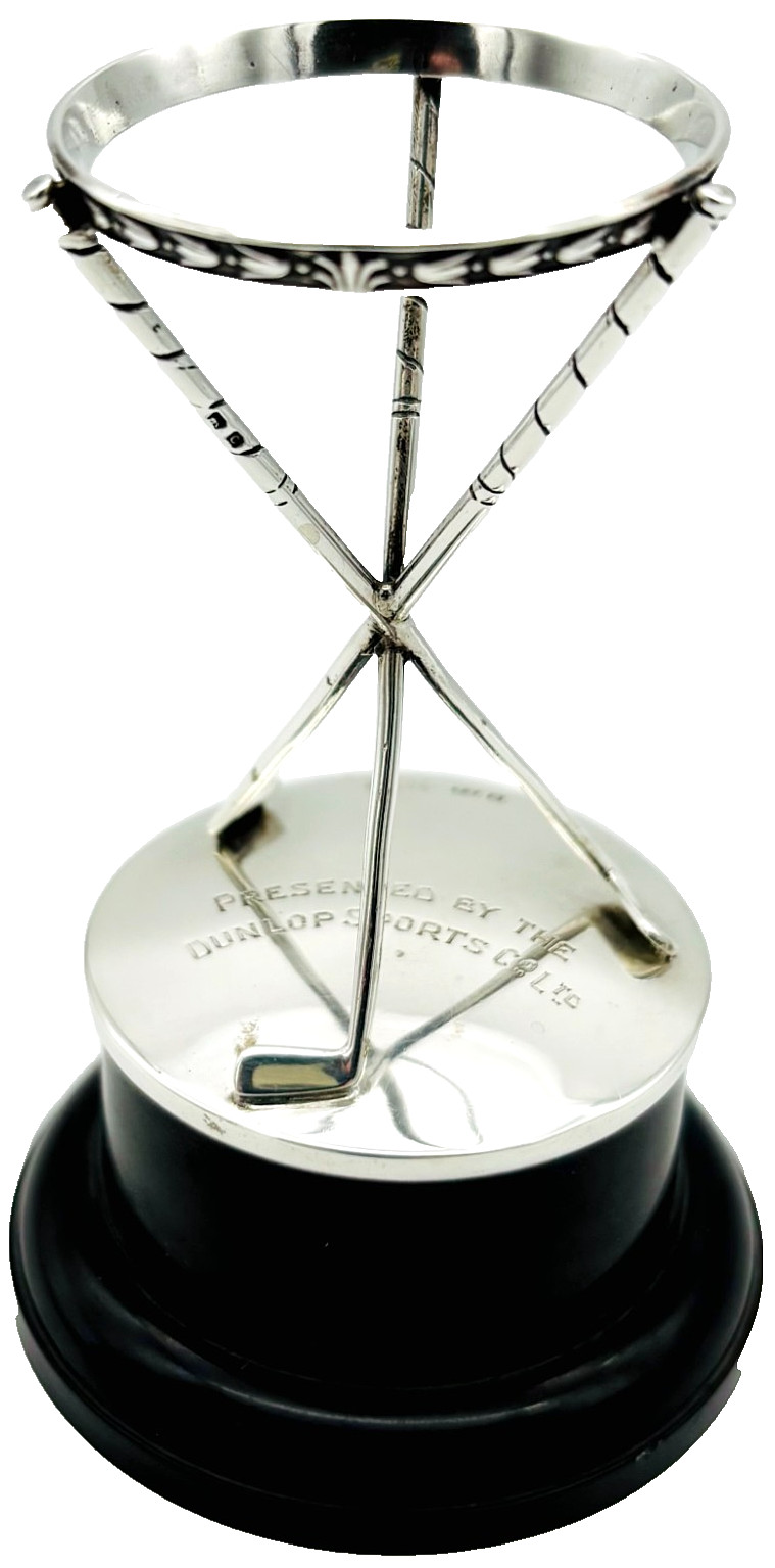 Silver Golf Trophy by Birmingham Medal Co 1927 – Spalding KRO-FLITE Golf Ball