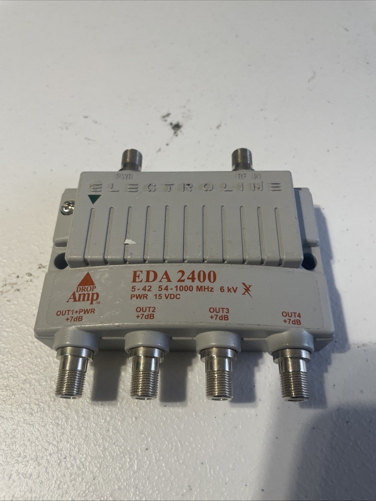Electroline EDA 2400 4-port RF/CATV Distribution Amplifier