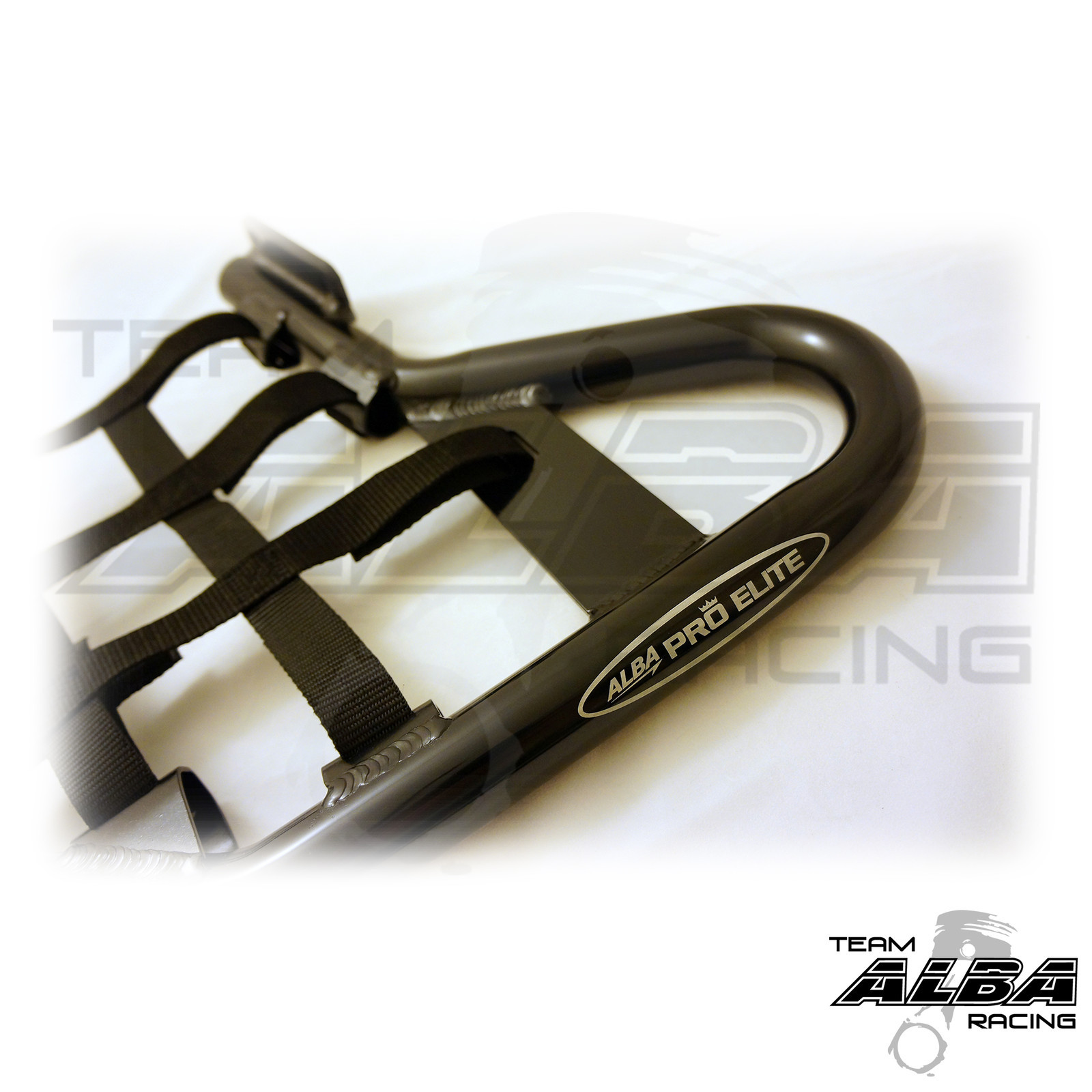 LTZ 250 Nerf Bars Alba Racing Black bar Black net 205 T1 BB