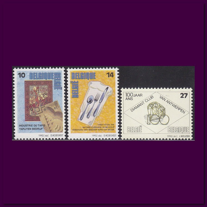 Belgium 1992 (2445-2447) Mint never Hinged