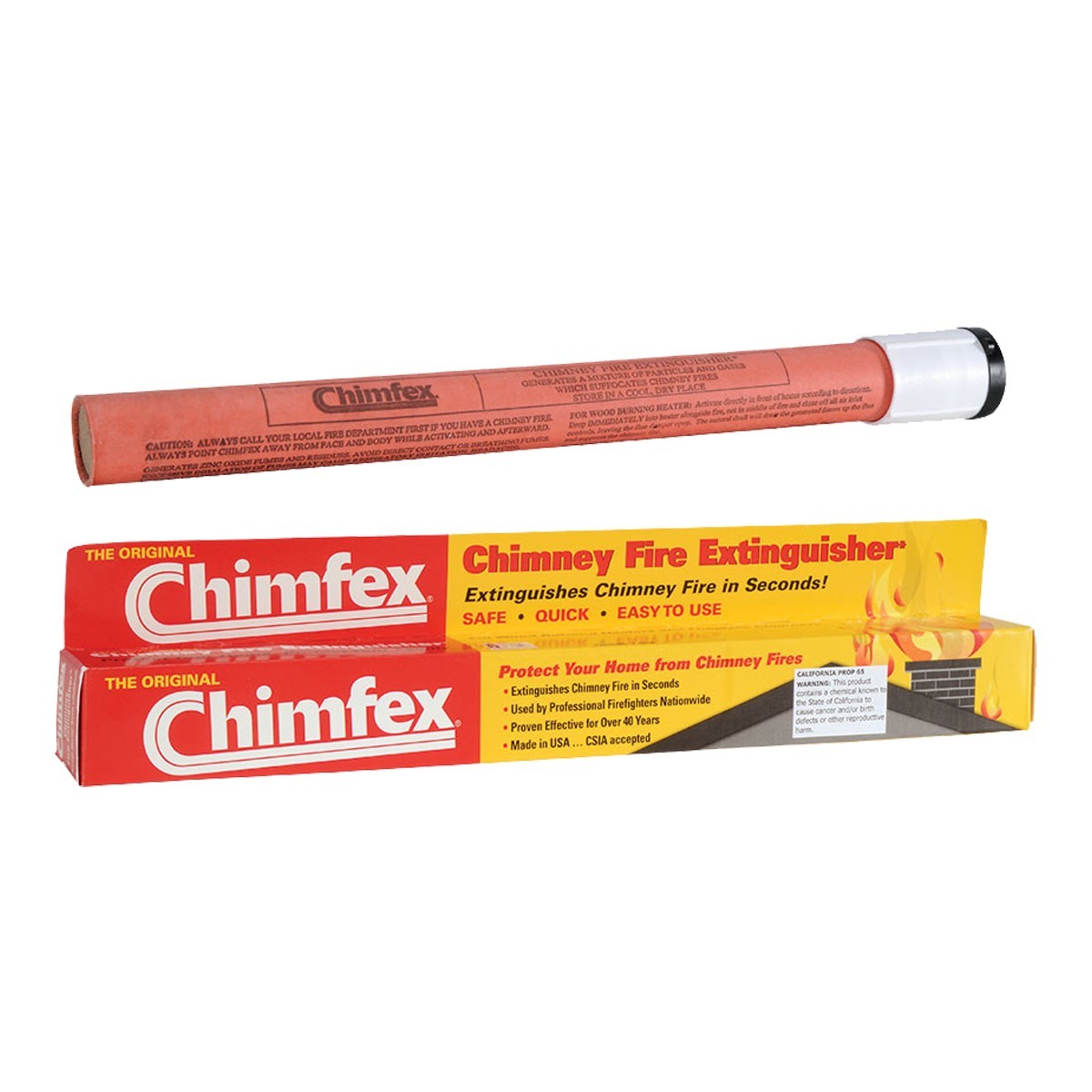 Chimfex Fire Extinguisher Suppressant, Safe, Easy to use, Fire out in 22 Secnds