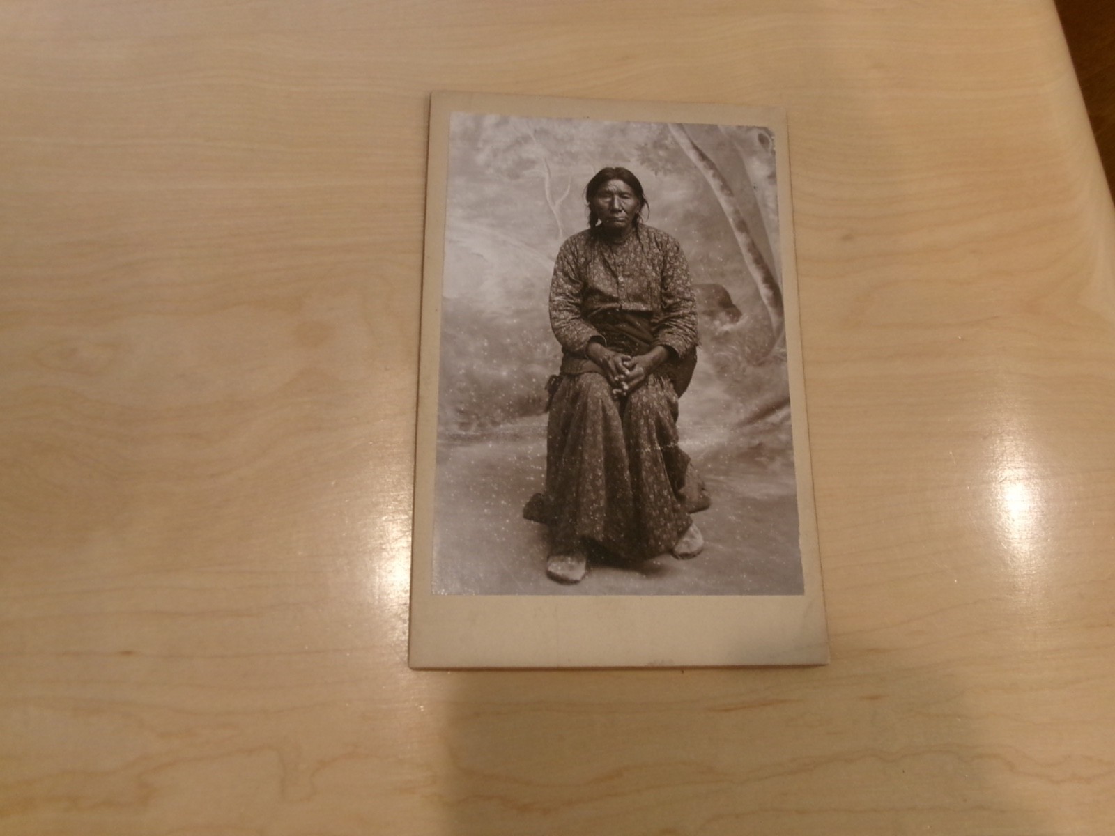 Native American Indian cabinet card Sioux Indian Women