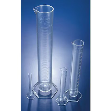 Graduated Cylinder, 25Ml, Polypropylene, 9Wgf7