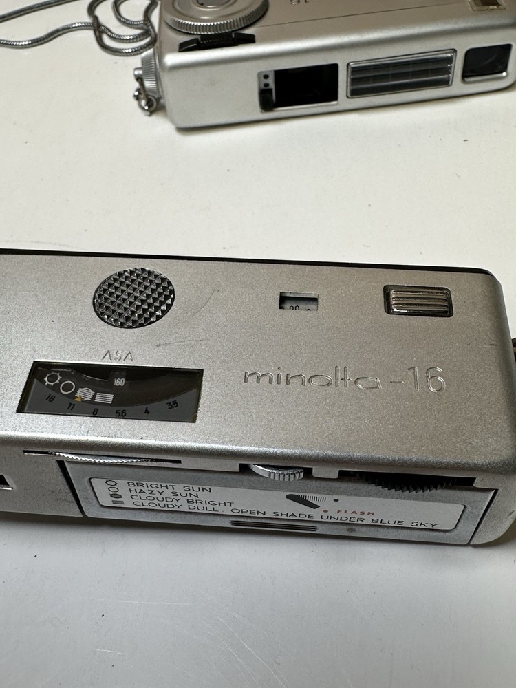 Minolta-16 MG And Minolta-16 Camera (Untested)