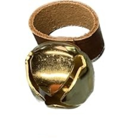 WARNER SPORTING BEAR BELL BRASS-PLATED STEEL DOG COLLAR BELL