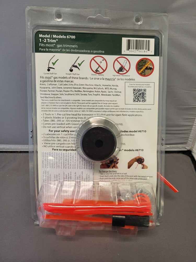 Grass Gator 1-2 Trim Replacement Trimmer Head - Model 6700