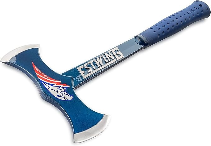 Estwing E6-DBA, Estwing Black Eagle Blue Double Bit Axe (Vinyl Grip)