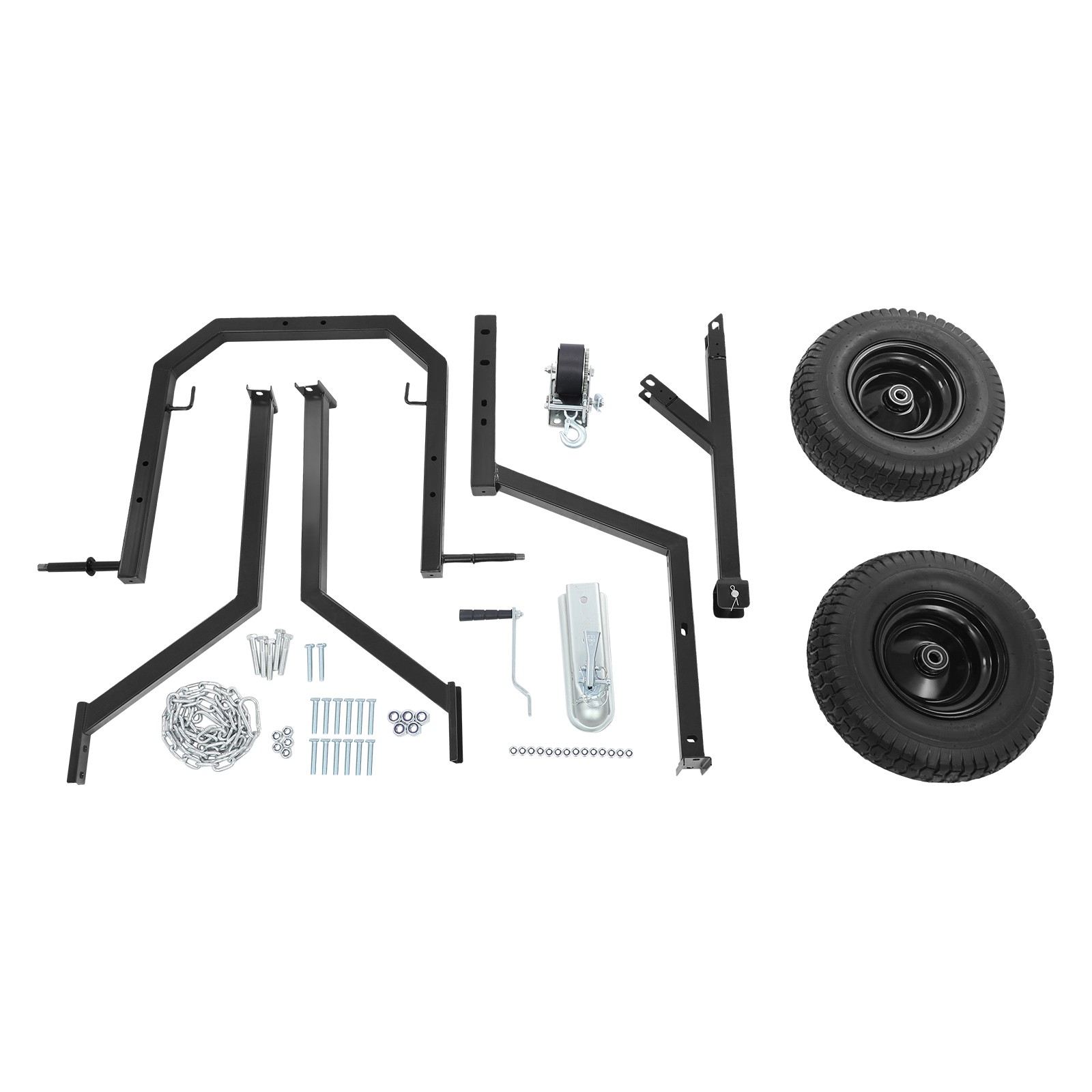 Heavy Log Skidder Logging Trailer Transporting Cart Trolley Log Skidding Cart