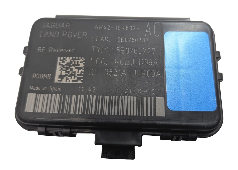 2016 RANGE ROVER (L405) KEYLESS ENTRY SIGNAL RECEIVER CONTROL MODULE