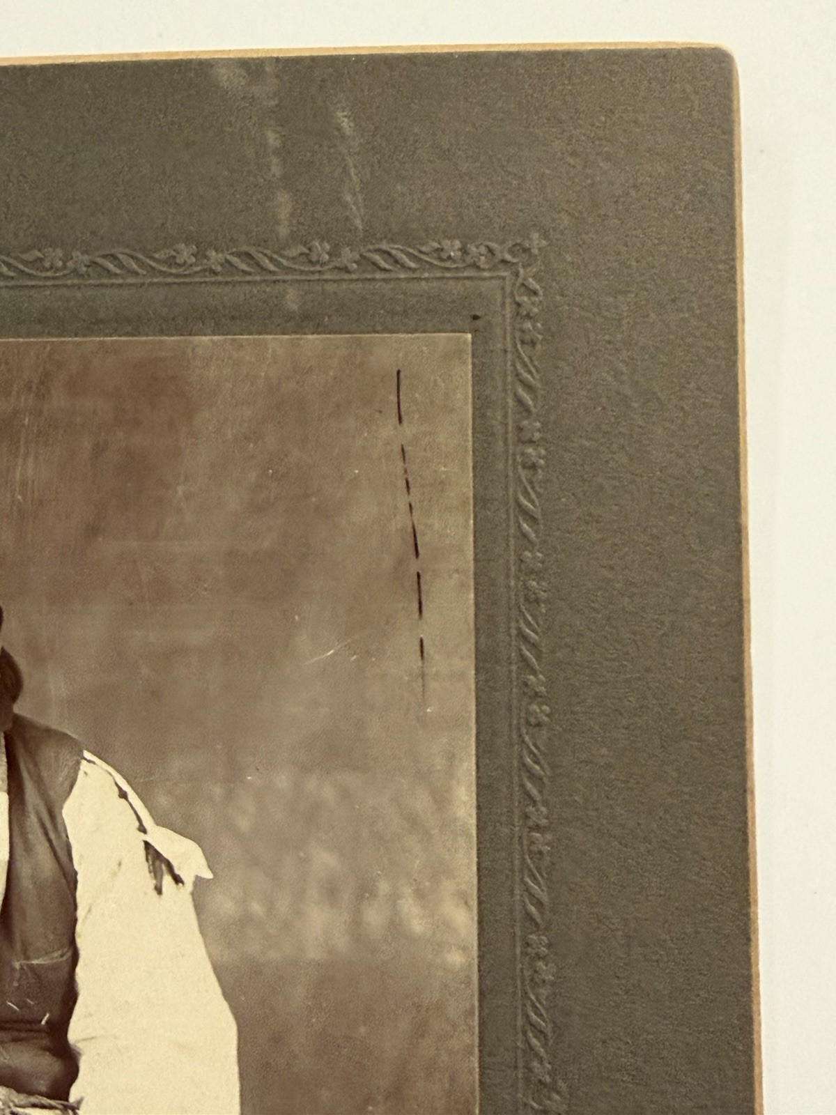 Antique Native American Indian Photograph of Chief Comoway Brohomon; 19th Cent