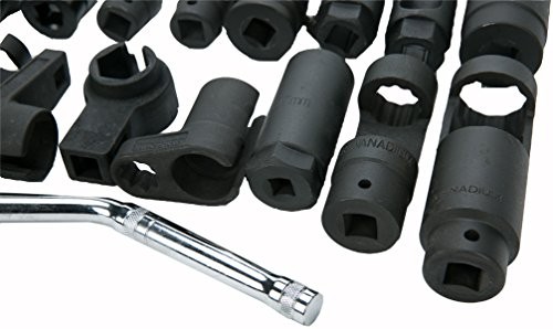 21pcs Oxygen Sensor Socket Set Sensor, Oil Pressure Sending Unit Socket Set