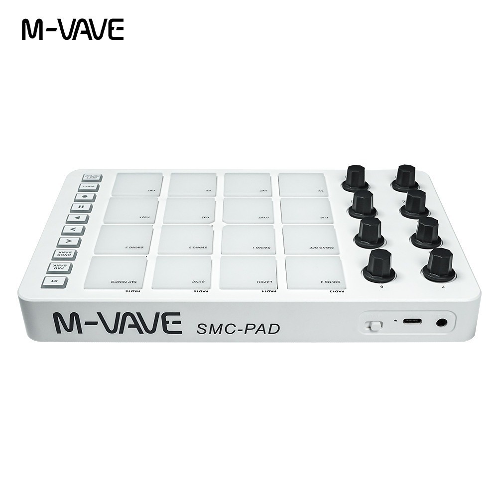 M-VAVE SMC-PAD LaunchPad USB-C and portable design Wireless MIDI Controller