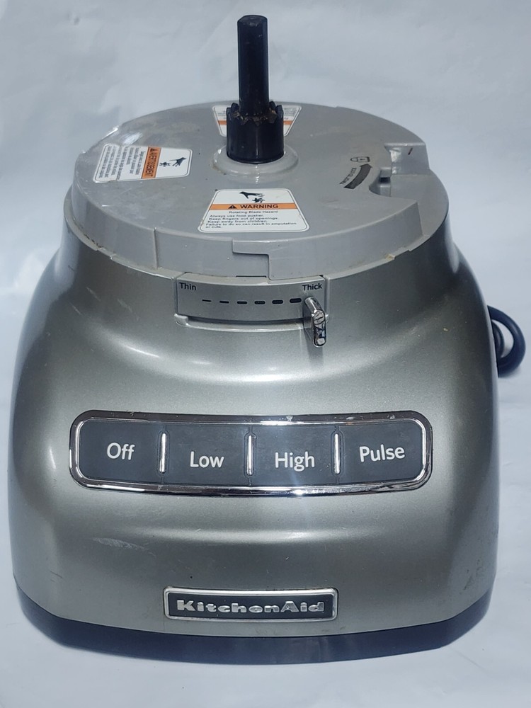 KITCHENAID FOOD PROCESSOR KFP1333CUO SILVER MOTOR BASE ONLY TESTED. WORKING M5.2