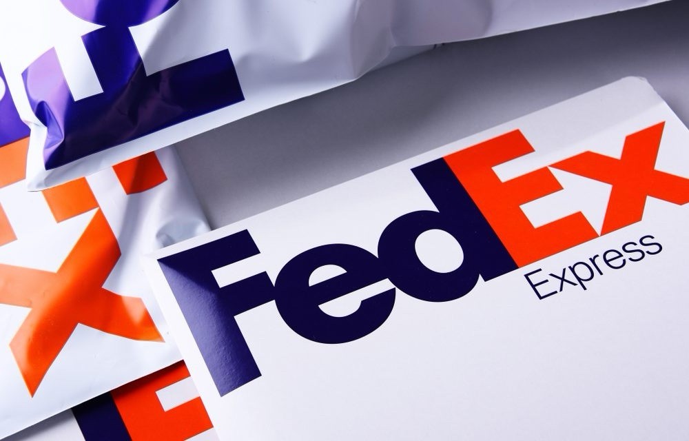 FedEx Discounted Shipping Label within USA
