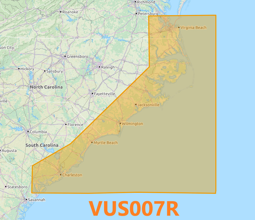 VUS007R Bluechart G2 HD Vision Map for listed compatibles..