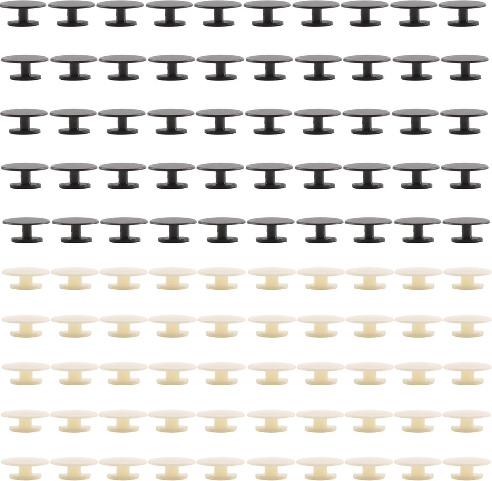 100Pcs 15mm Charm Backs for Bogg Bag, DIY Blank Bit Accessory, Button Backs...