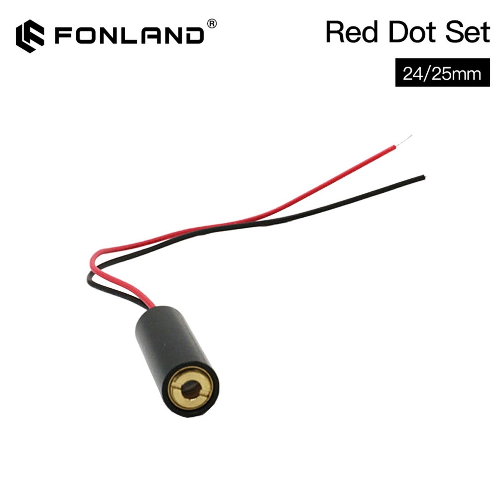 Diode Module Red Dot Set Positioning DC 5V 25mm for Laser Engraving Cutting Head