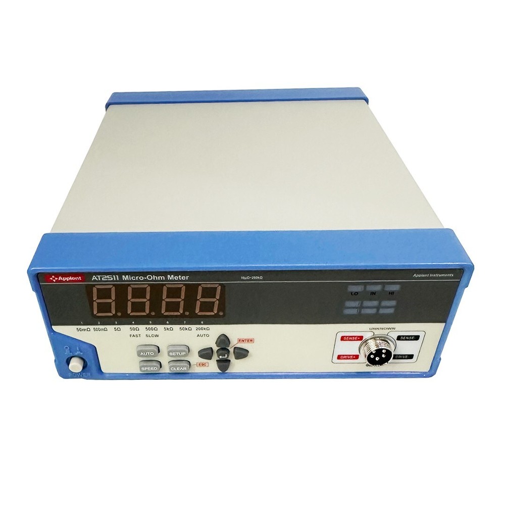 Digital Low Ohm Meter Mega Meter Display Resistance Meter Range 10μΩ～200kΩ