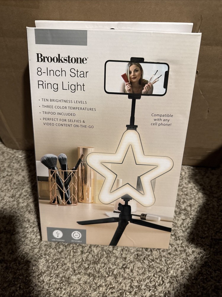 Brookstone 8 Inch Star Ring Light