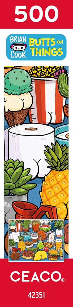 - Brian Cook - Butts on Things - 500 Piece Jigsaw Puzzle
