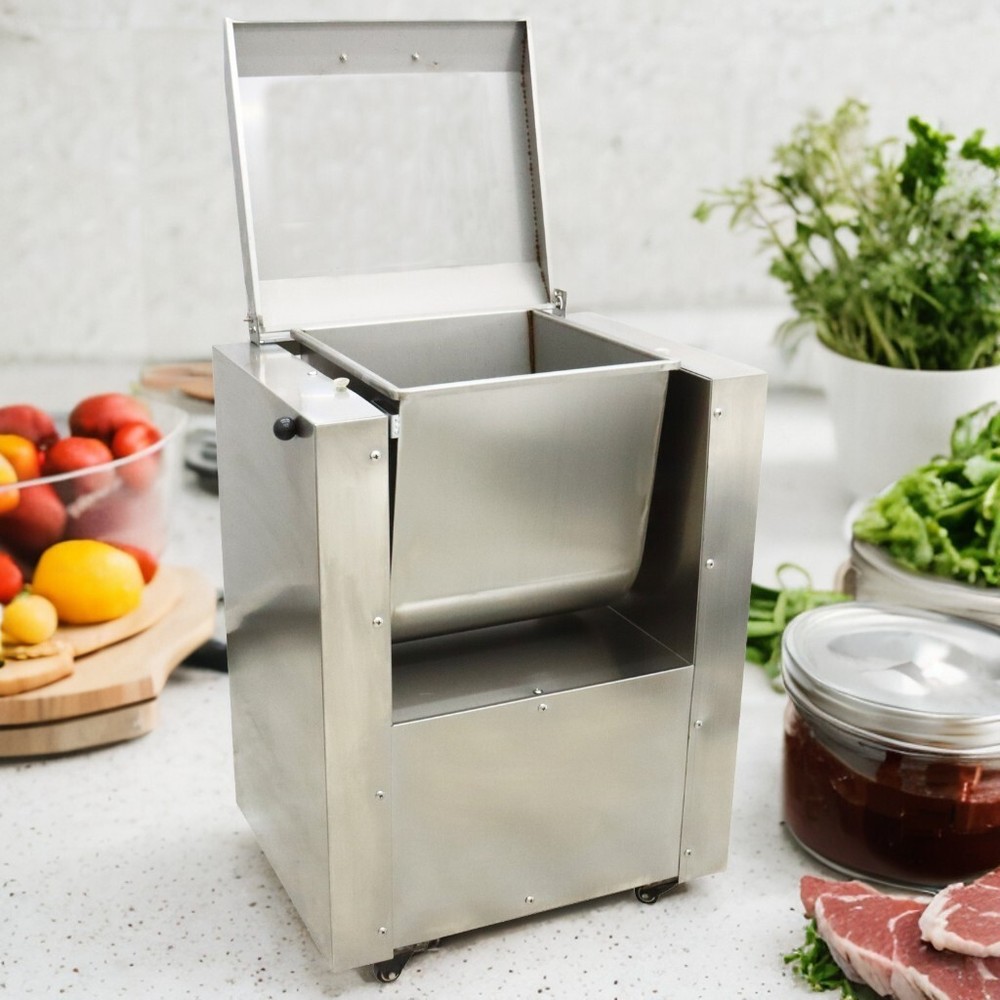 Automatic Horizontal Meat Stuffing Mixer 10.5Gal Commercial Mixing Machine