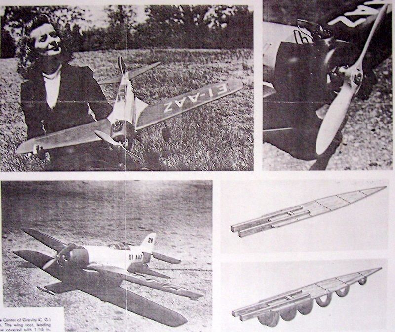 BELLANCA FLASH PLAN + CONSTRUCTION ARTICLE to Build 56" UC Scale Stunt Model