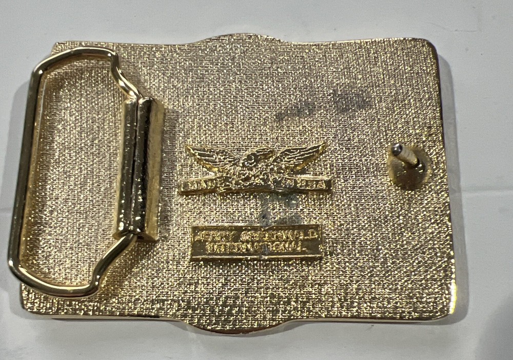 Massachusetts Firefighter Belt Buckle