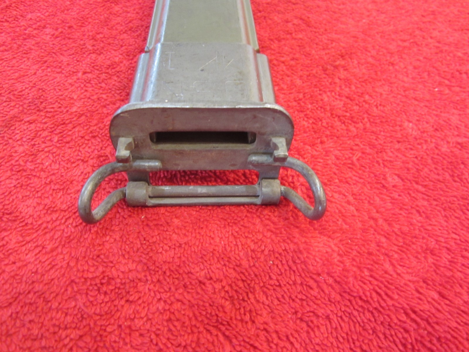 USN Model 1942 MK 1 Plastic Hard Scabbard Used with Free Shipping