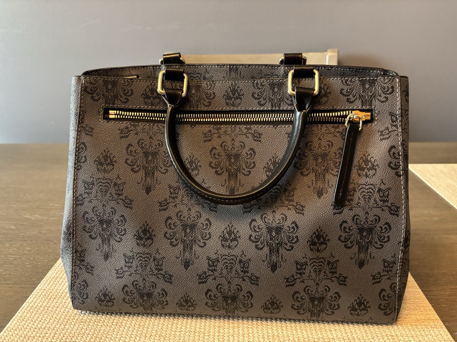 Disney Haunted Mansion Wallpaper Dooney & Bourke Satchel NWT