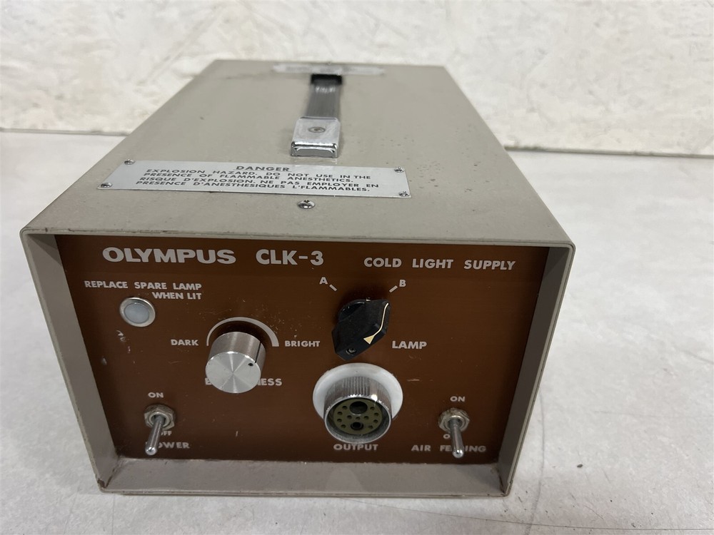 OLYMPUS CLK-3 COLD LIGHT SUPPLY ENDOSCOPY LIGHT SOURCE 7540678