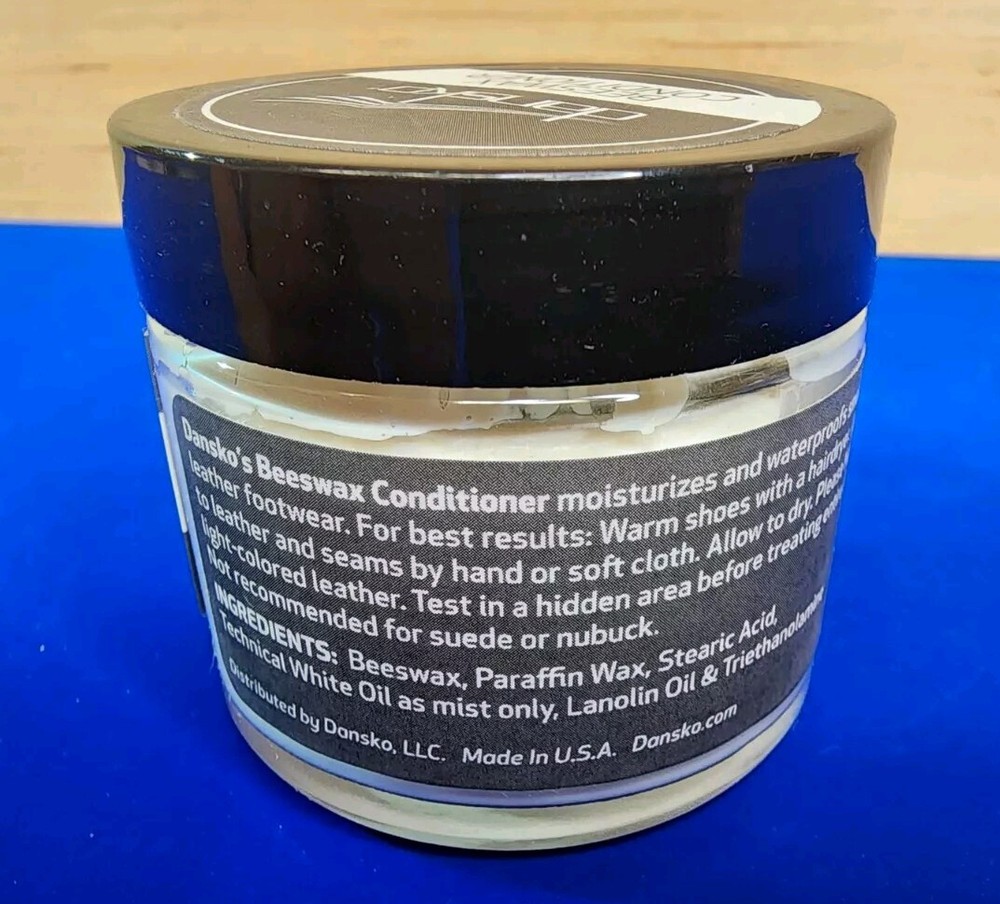 Dansko Beeswax Conditioner, NEW, 2oz Jar