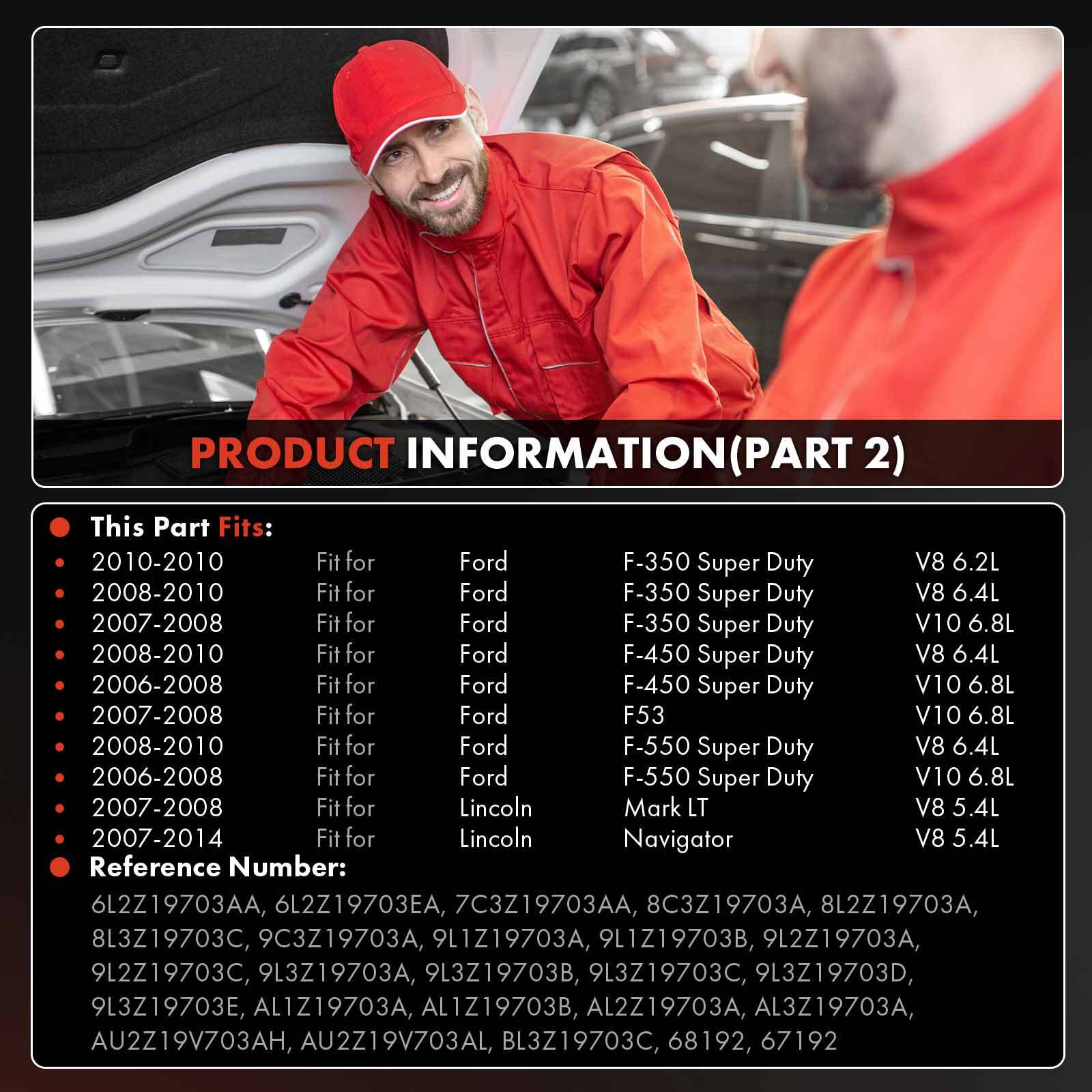 AC Compressor w/ Clutch for Ford F-150 2007-2014 F-350 F-450 F-550 Super Duty