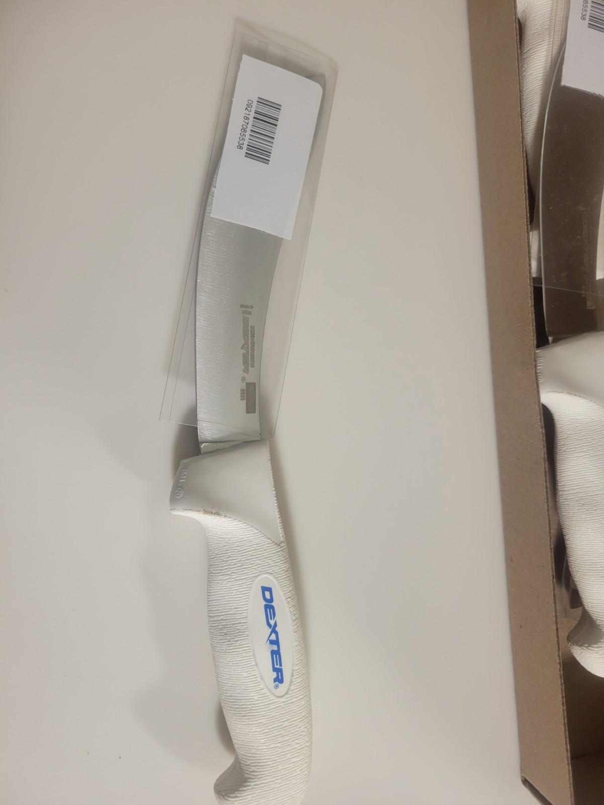 Dexter Russell 6" Beef Skinner Skinning S12-6MO White Poly Handle 06553..New