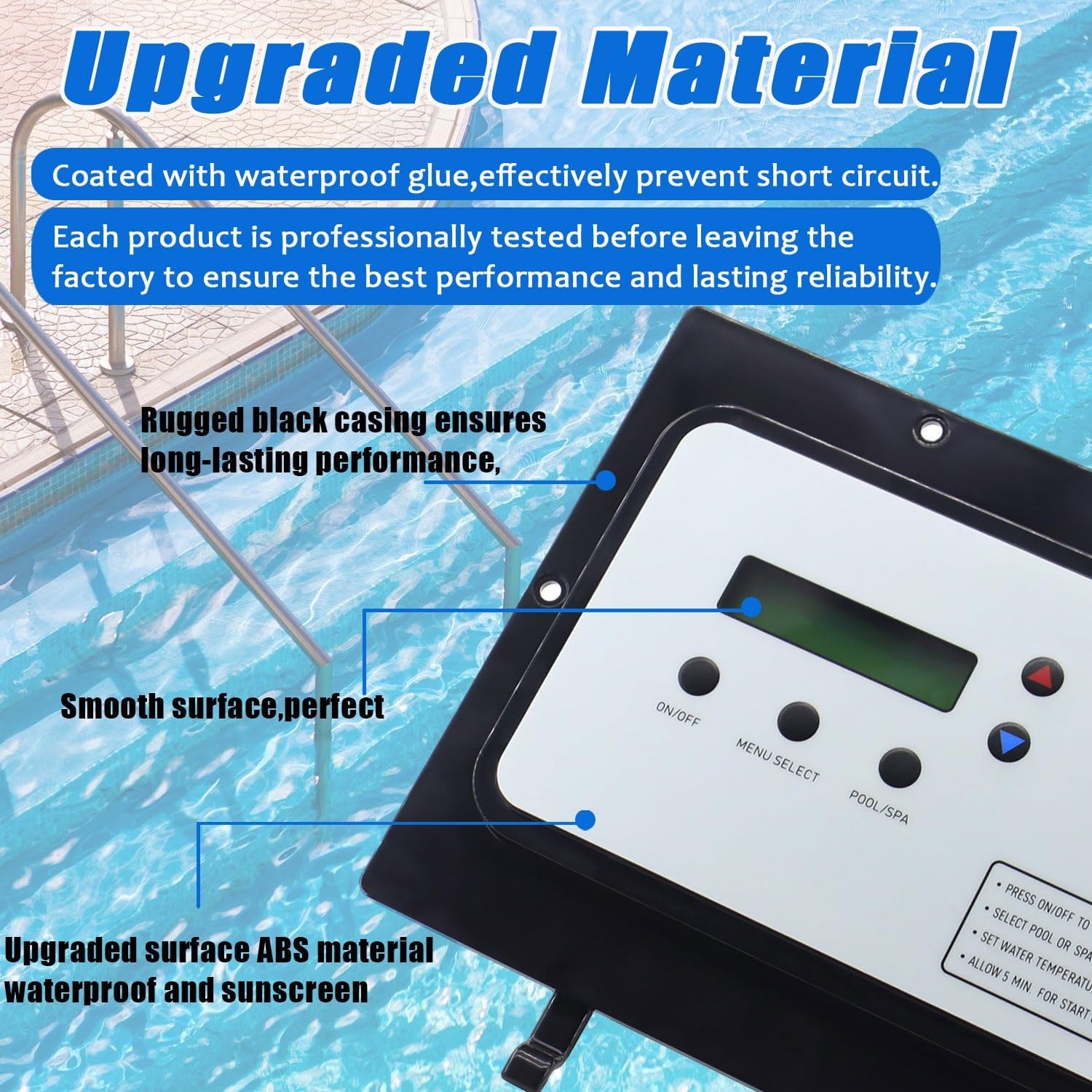 473711 Auto Heat Control Board Assembly Replacement for Pentair Pool Spa Heat