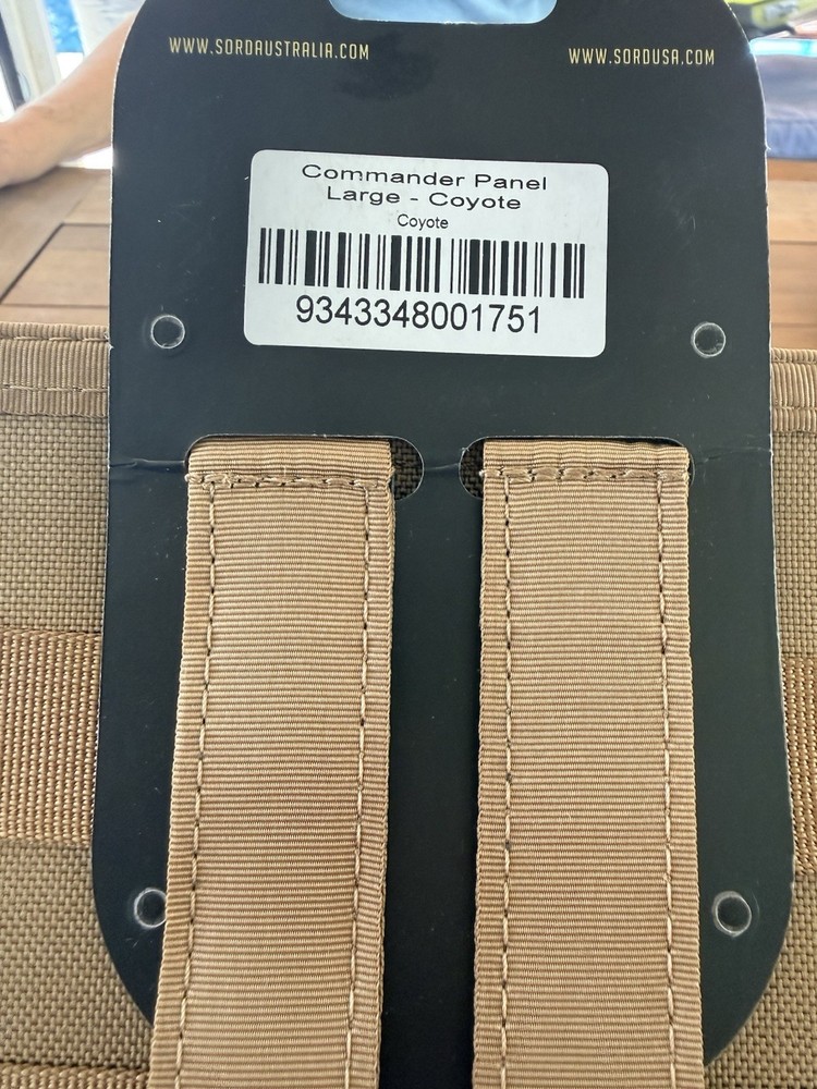 SORD Commander Panel Large Size Coyote Tan