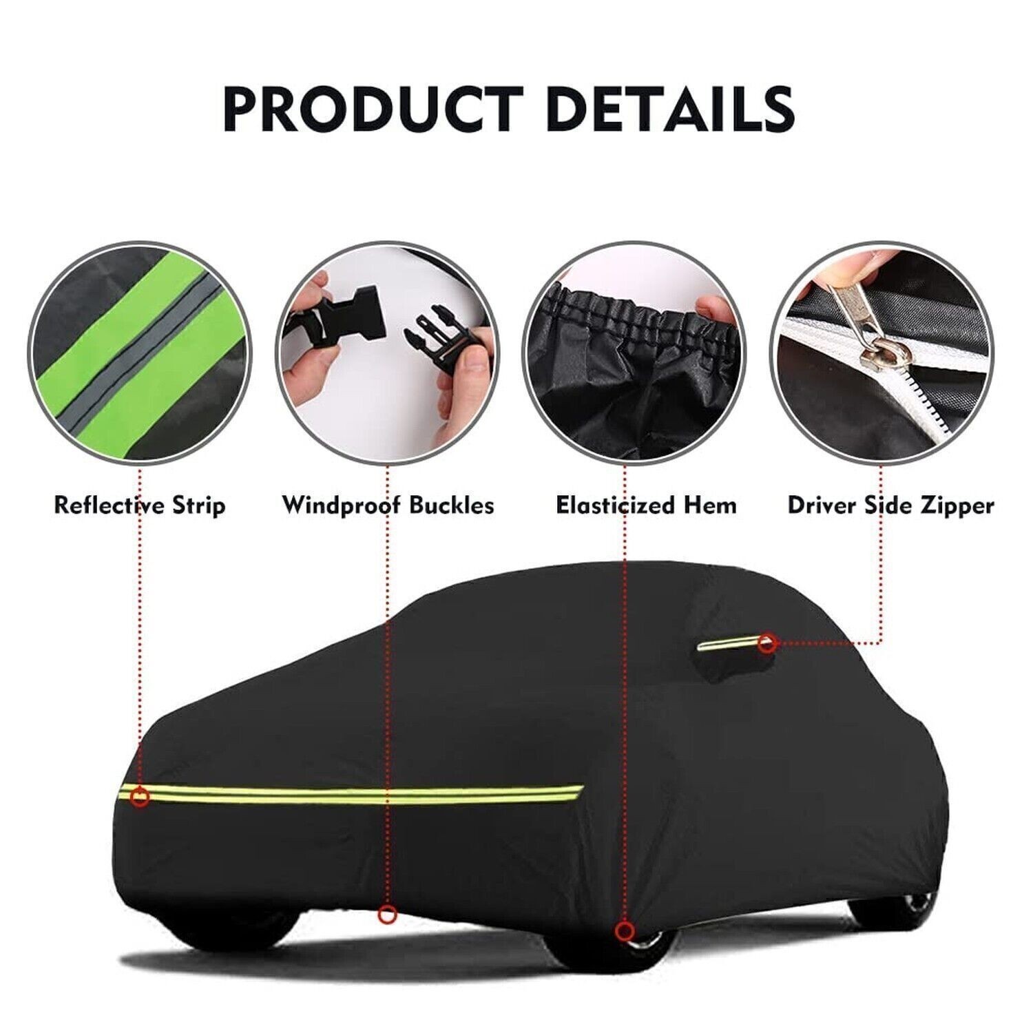 Car Cover Waterproof All Weather for 1960-1980 Volkswagen Beetle Sedan Ldibwiuvc