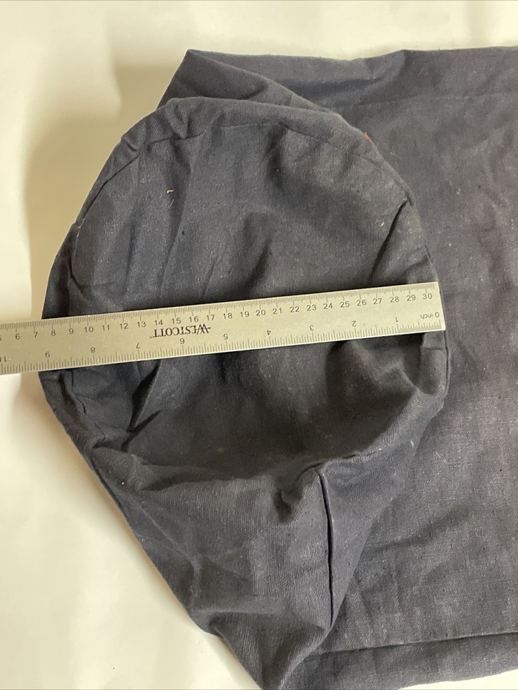 WW2 US Navy Blue Denim Barracks Laundry Drawstring Bag Sack USN 1940’s