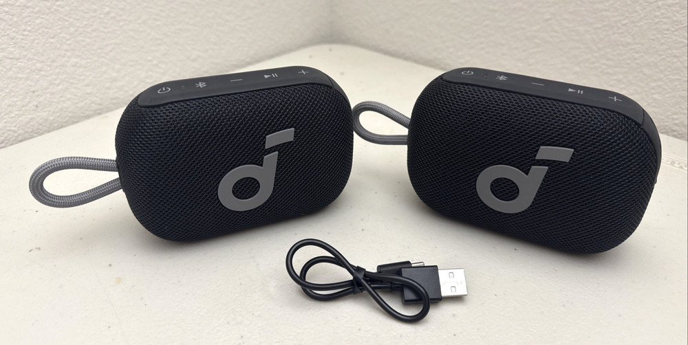 Soundcore Select 4 Go Bluetooth Speaker by Anker, Floatable IP67 Outdoor -2 Pack