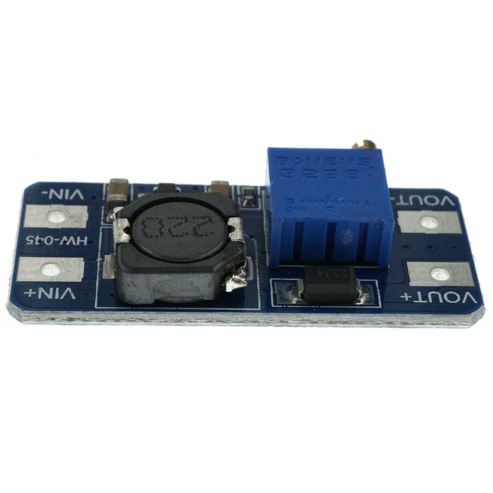 MT3608 DC-DC Adjustable Step Up Converter Power Supply, 2 Amp